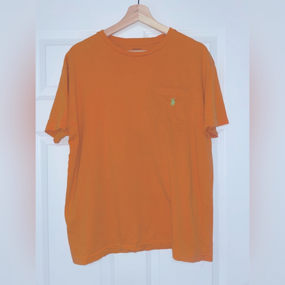Men’s Orange Polo Ralph Lauren T-Shirt